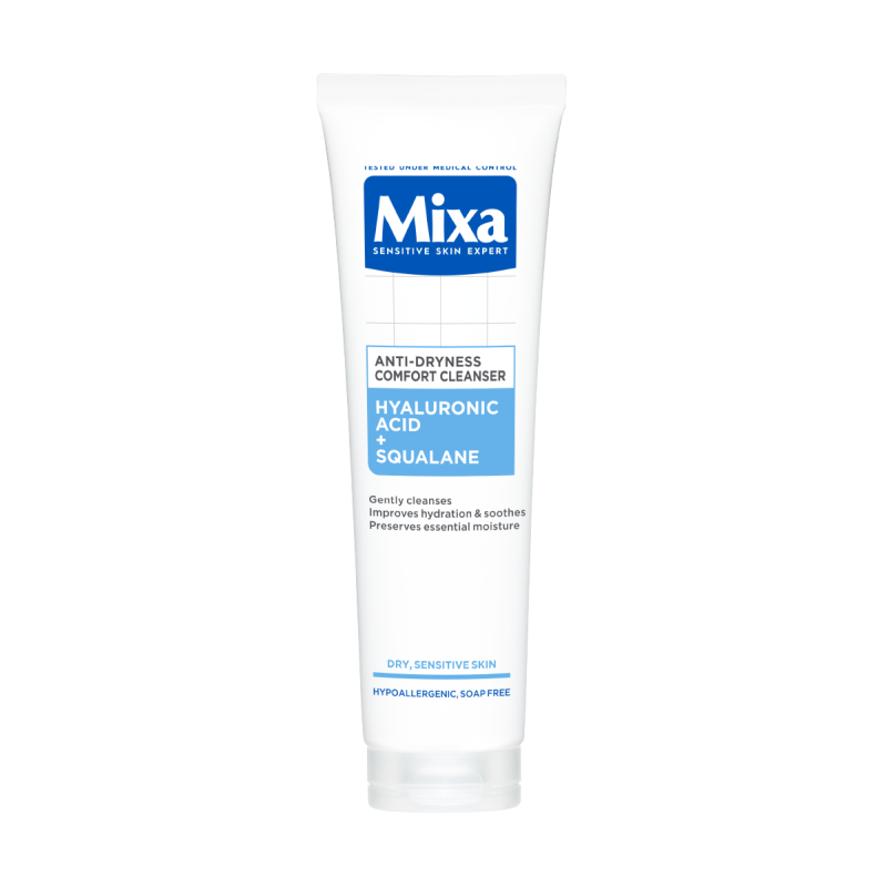 Mixa Почистващ гел за лице против изсушаване