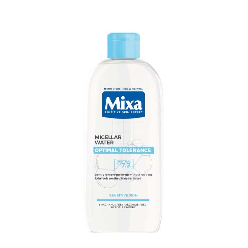 Mixa Мицеларна вода с оптимална толерантност за чувствителната и реактивна кожа