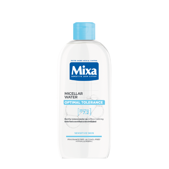Mixa Мицеларна вода с оптимална толерантност за чувствителната и реактивна кожа