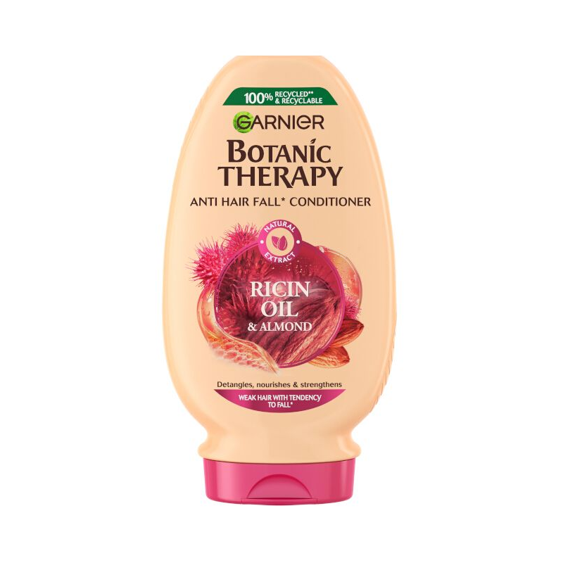 Garnier Botanic Therapy Ricin Oil & Almond Балсам за коса против косопад, Размер 200 ml