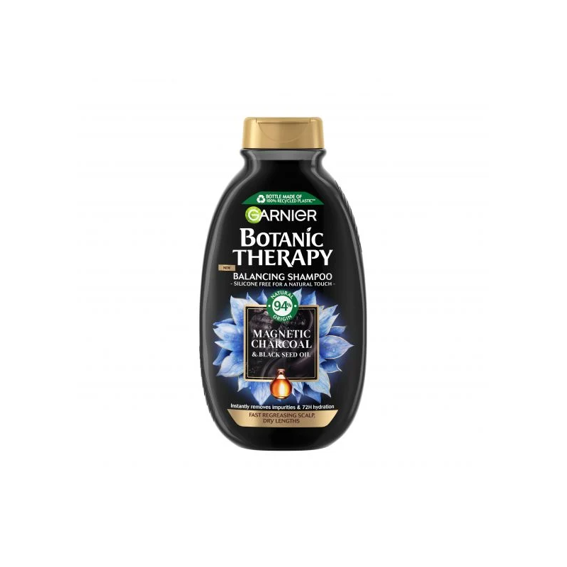 Garnier Botanic Therapy Magnetic Charcoal Шампоан за суха коса, Размер 400 ml