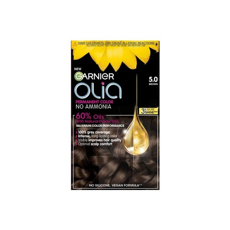 Garnier Olia Боя за коса, Размер 5.0 Кестеняво