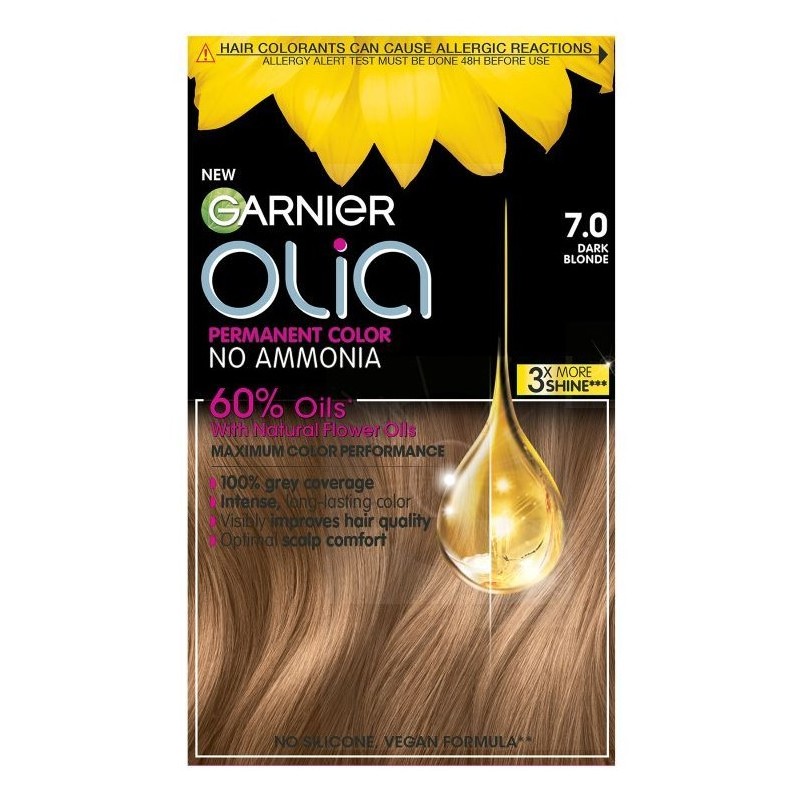 Garnier Olia Боя за коса, Размер 7.0 Тъмно русо