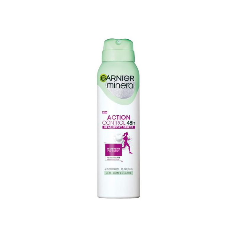 Garnier Mineral Action Control Heat/Stress Дамски део спрей, Размер 150 ml