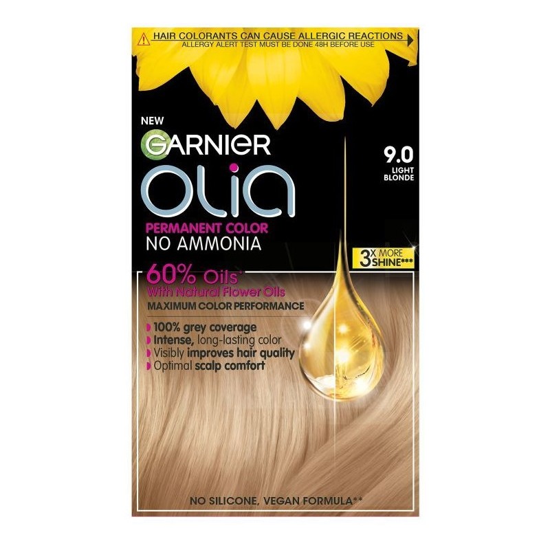 Garnier Olia Боя за коса, Размер 9.0 Светло русо