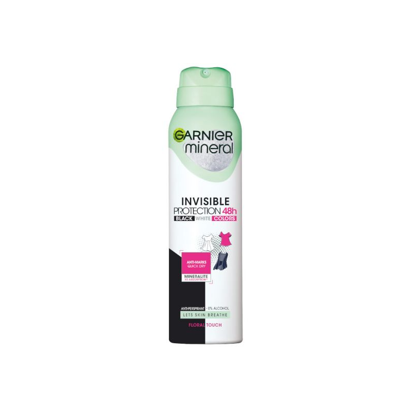 Garnier Mineral Invisible Black&White&Colors Floral Touch Дамски део спрей