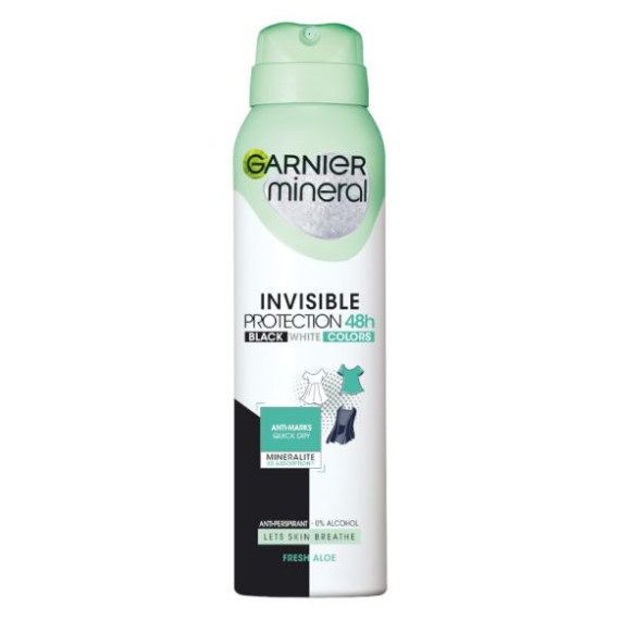Garnier Deo Mineral Invisible Black&White&Colors Дамски део спрей