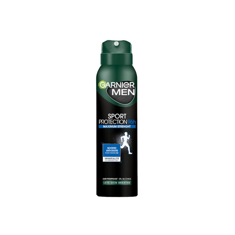 Garnier Dео Mineral Sport Мъжки део спрей, Размер 150 ml