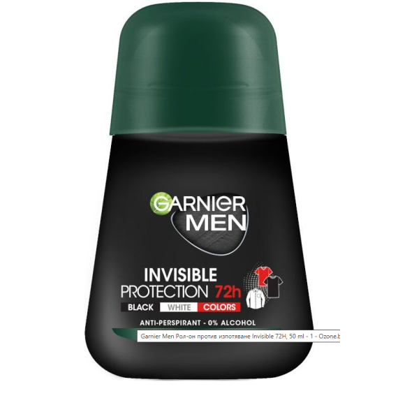 Garnier Men Invisible Black, White & Colors 72H Мъжки рол-он