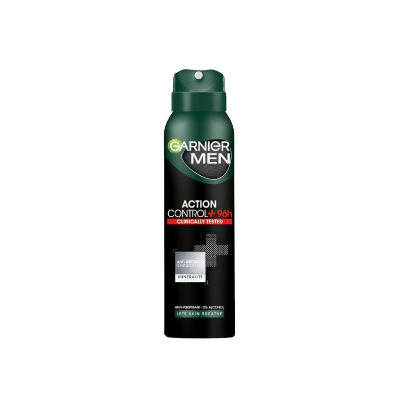 Garnier Deo Men Action Control Clinical Мъжки део спрей, Размер 150 ml