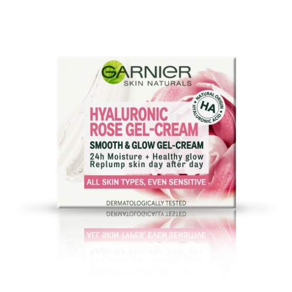 Garnier Skin Naturals Hyaluronic Rose Гел-крем за всеки тип кожа