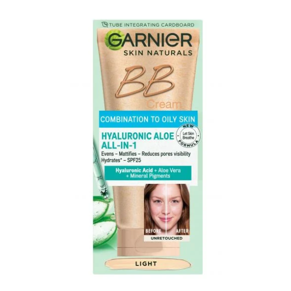Garnier Skin Naturals BB Oil Free SPF25 Дневен Kрем