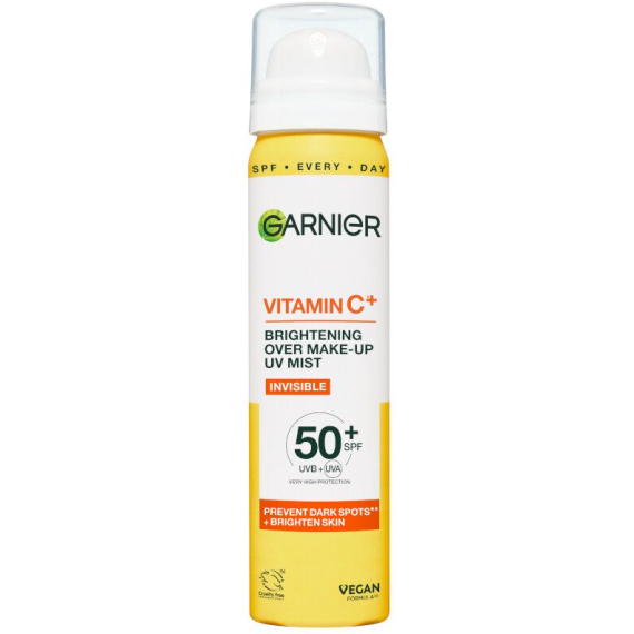 Garnier Skin Naturals Vitamin C Over Make-Up UV Mist SPF 50+ Спрей за лице