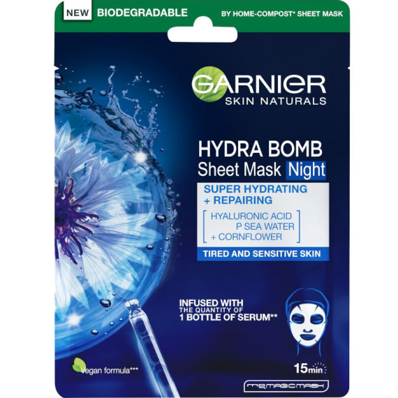 Garnier Skin Naturals Hydra Bomb Night Mask Нощна маска за лице
