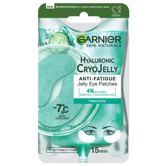 Garnier Skin Naturals Hyaluronic Cryo Jelly Околоочна гел-маска с охлаждащ ефект