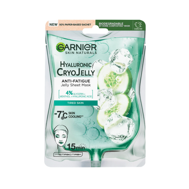 Garnier Skin Naturals Hyaluronic Cryo Jelly Гел лист маска за лице