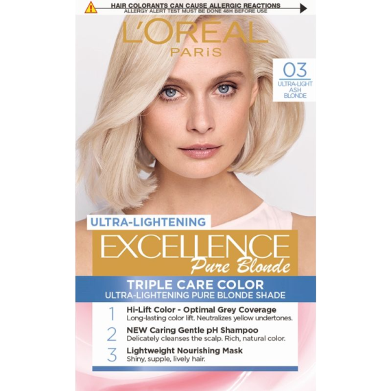 L'Oreal Paris Excellence 03 Ultra-light ash blonde Боя за коса