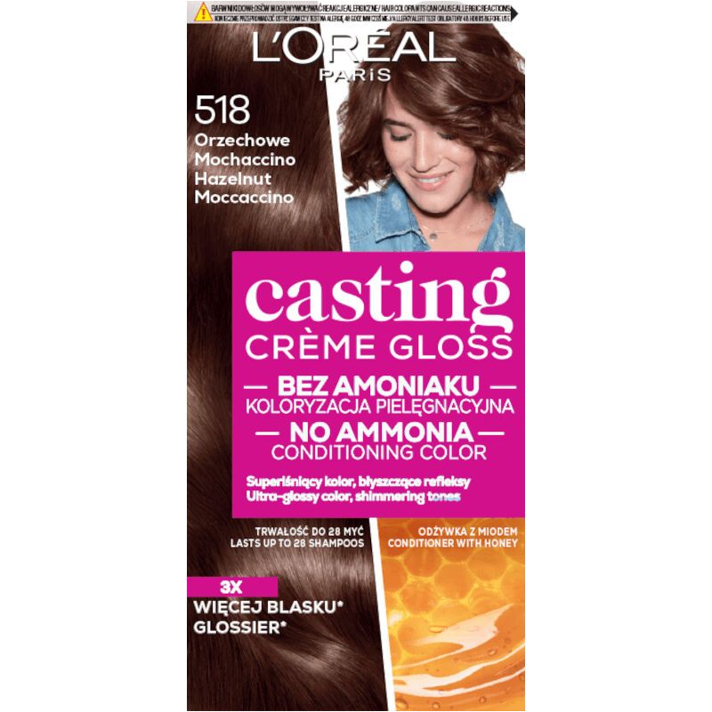 L'Oreal Paris Casting Creme Gloss 518 Hazelnut Moccaccino Боя за коса