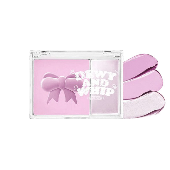 Black Rouge Dewy Whip Cheek And Beam 2 в 1 компактен руж и хайлайтър