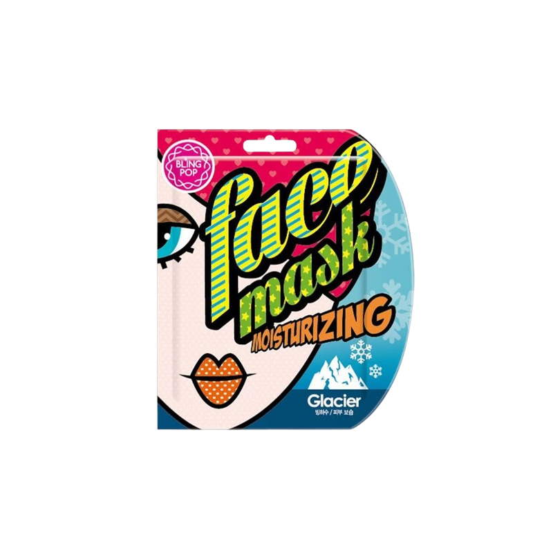 Blingpop Glacier Moisturizing Face Mask Хидратираща маска за лице