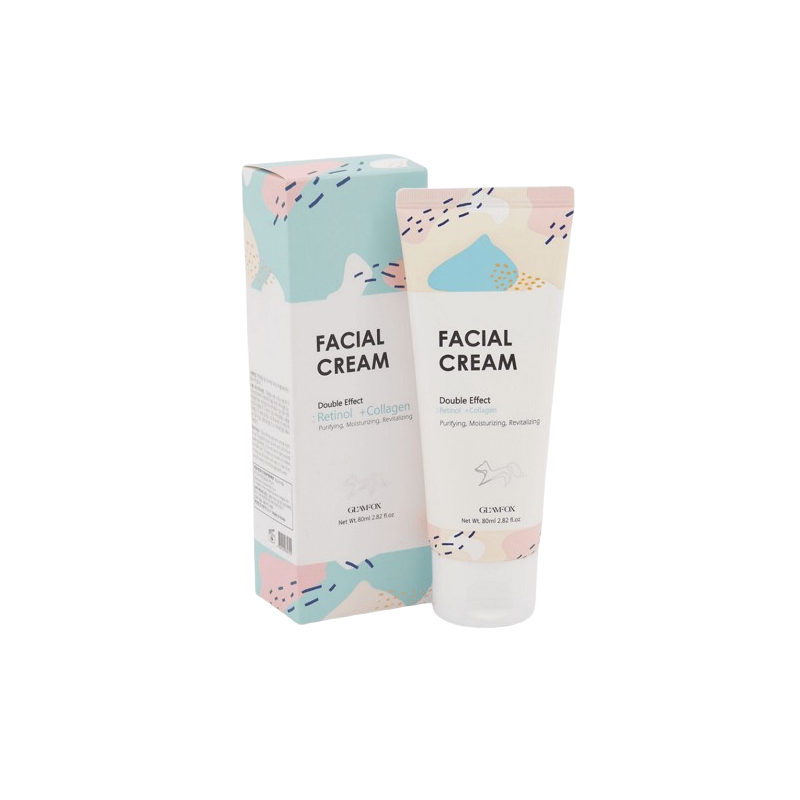 Glamfox Double Effect Facial Cream Retinol + Collagen Kрем за лице с ретинол и колаген