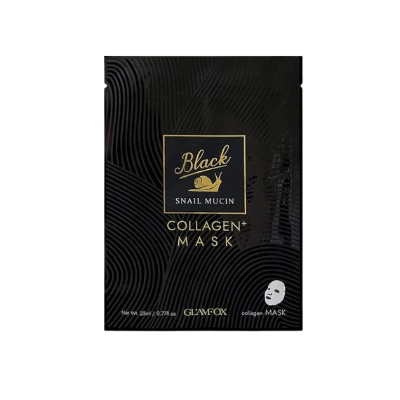 Glamfox Black Snail Mucin & Collagen Mask Маска за лице