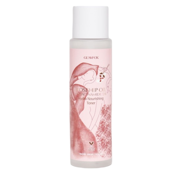 Glamfox Rosehip Oil Niacinamide 5% Hydra Nourishing Toner Тоник за лице