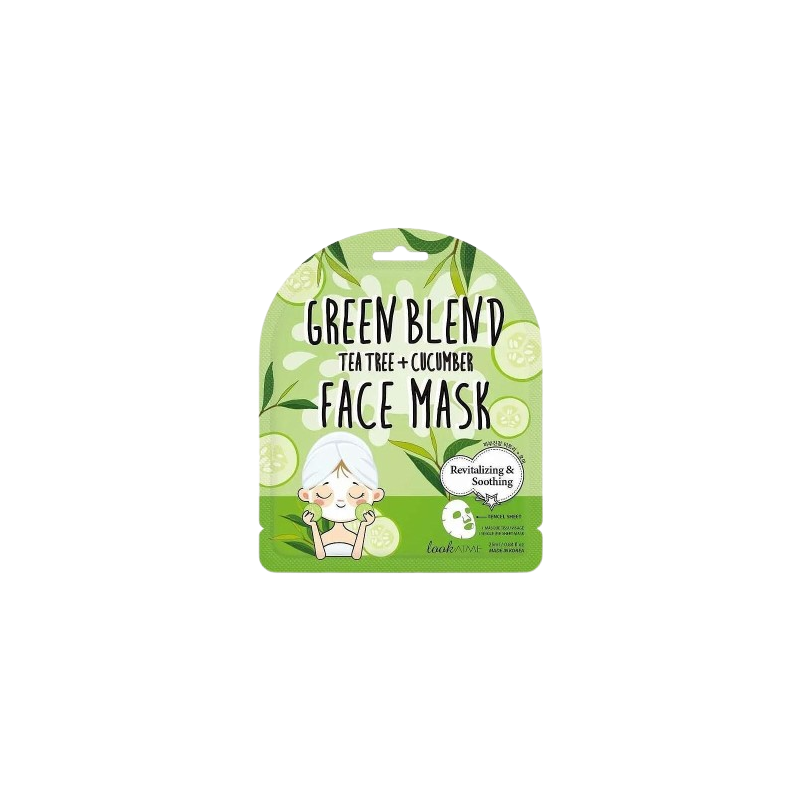 lookATME Green Blend Tea Tree + Cucumber Face Mask Mаска за лице