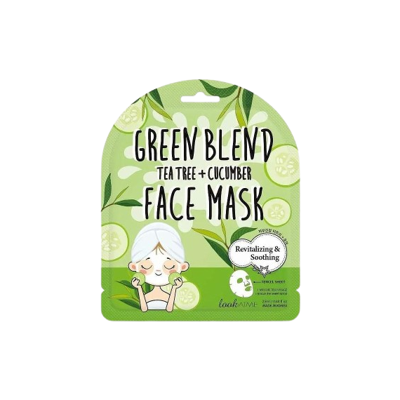 lookATME Green Blend Tea Tree + Cucumber Face Mask Mаска за лице
