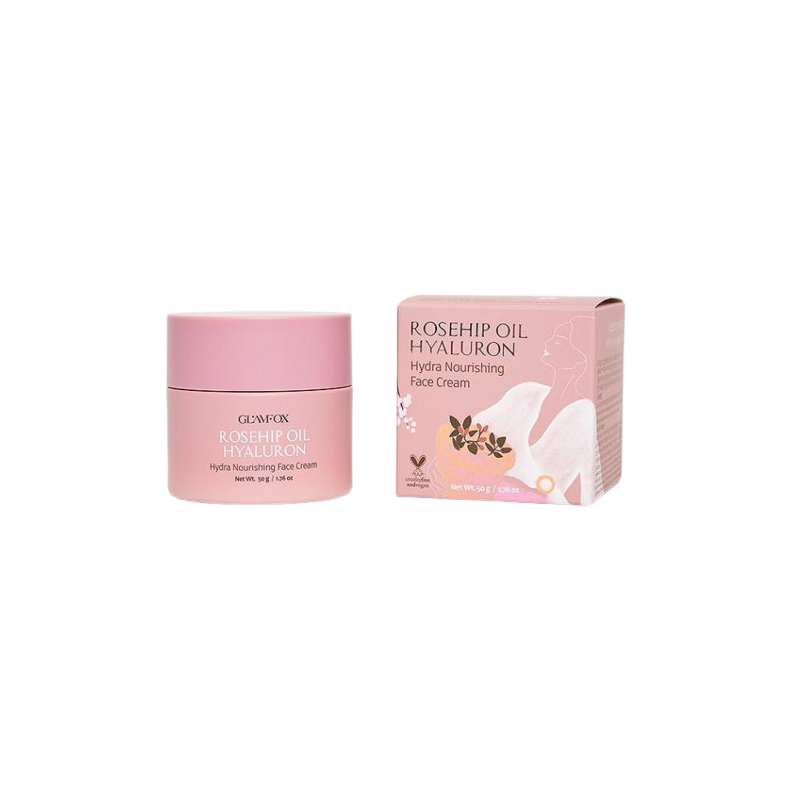 Glamfox Rosehip Oil Hyaluron Hydra Nourishing Face Cream Подхранващ крем за лице