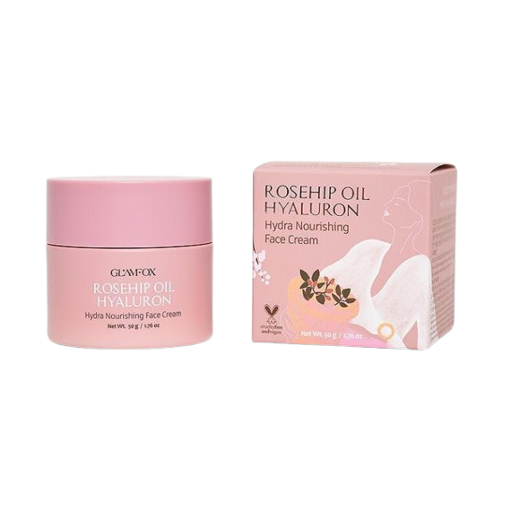 Glamfox Rosehip Oil Hyaluron Hydra Nourishing Face Cream Подхранващ крем за лице