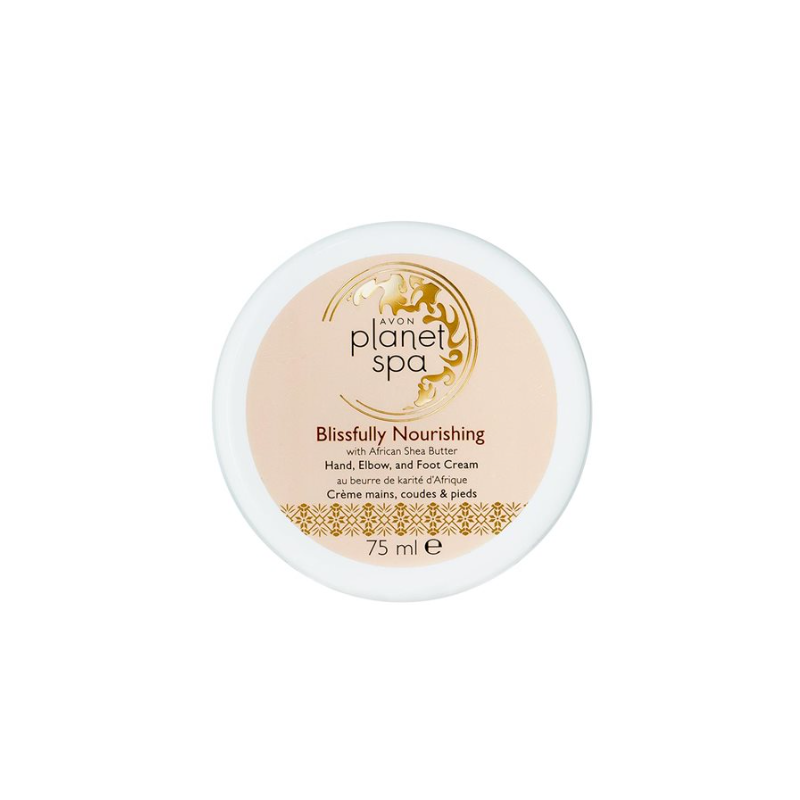 Avon Blissfully Nourish Hand & Foot 3 in 1 Крем за ръце, лакти и ходила с африканско масло