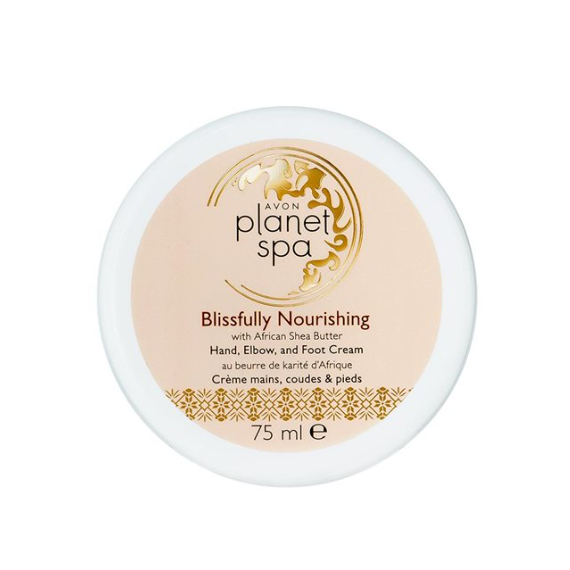 Avon Blissfully Nourish Hand & Foot 3 in 1 Крем за ръце, лакти и ходила с африканско масло