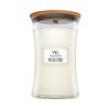 WoodWick White Tea & Jasmin Ароматна свещ с дървен фитил