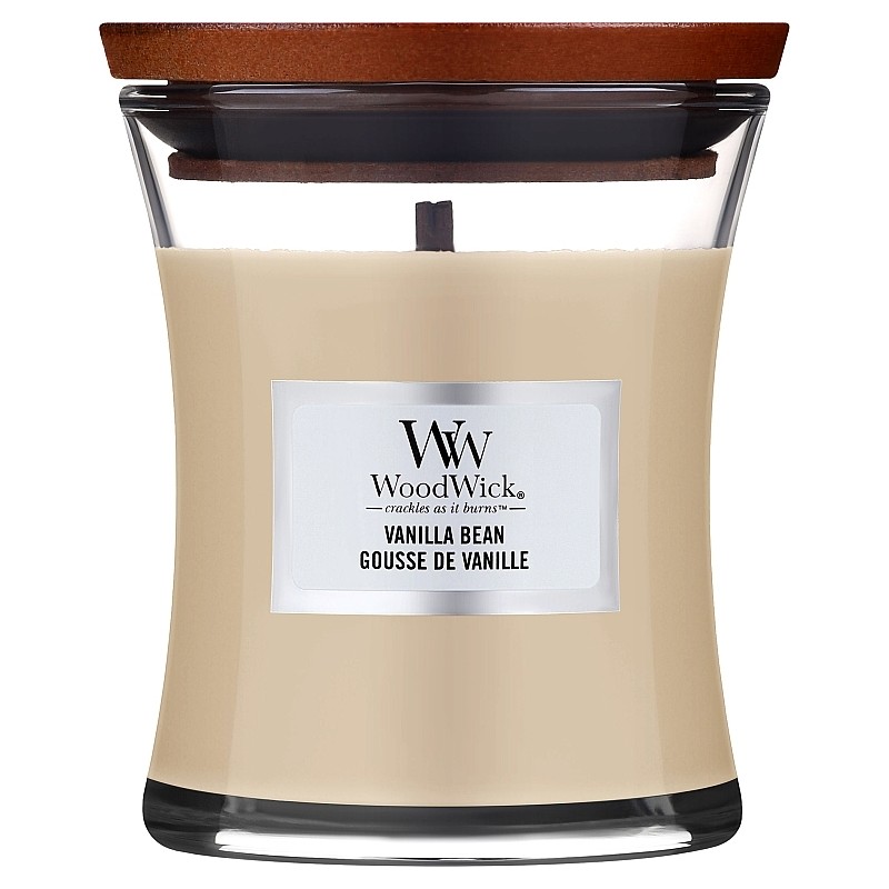WoodWick Vanilla Bean Ароматна свещ с дървен фитил
