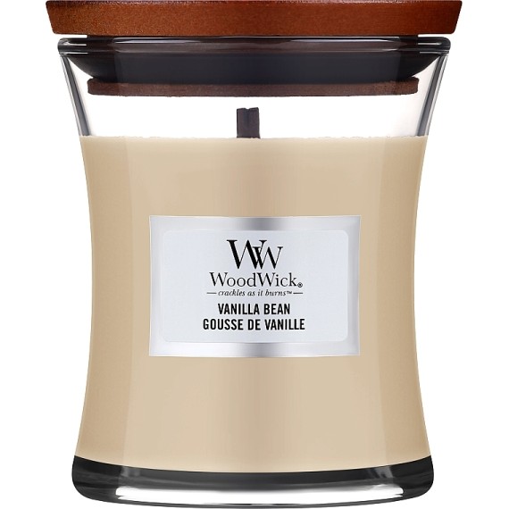 WoodWick Vanilla Bean Ароматна свещ с дървен фитил