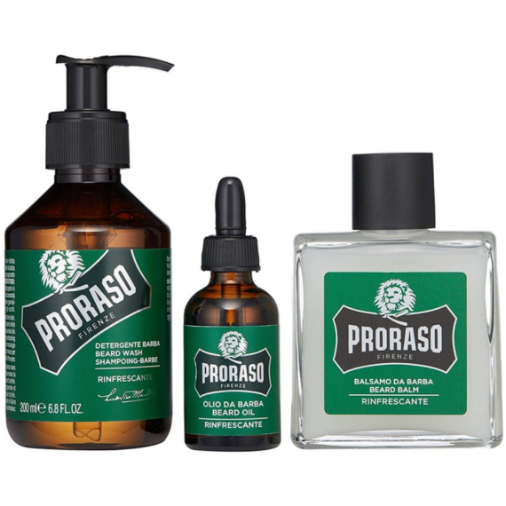 Proraso Metal Box Beard Care Refreshing Комплект 3 части
