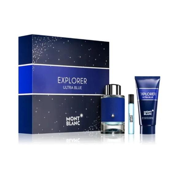 Mont Blanc Explorer Ultra Blue Подаръчен комплект за мъже