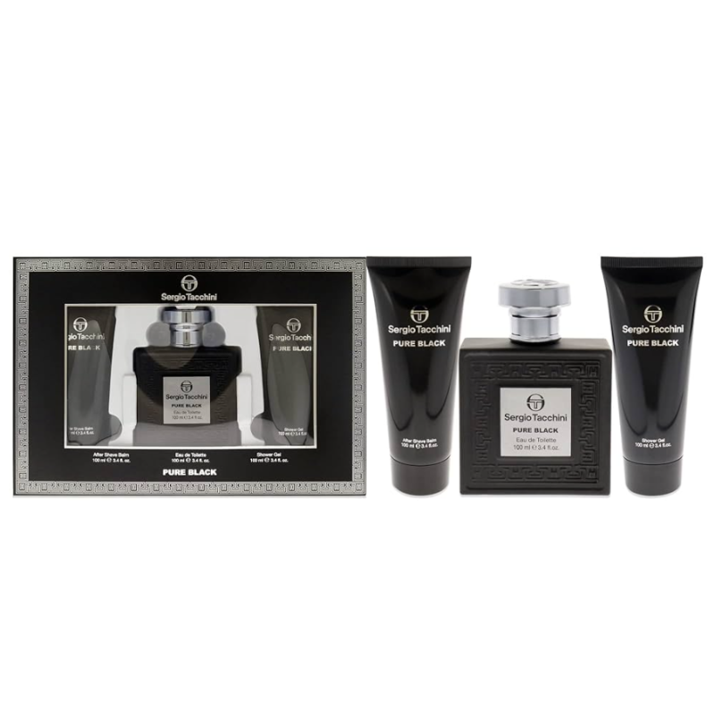 Sergio Tacchini Pure Black Подаръчен комплект за мъже