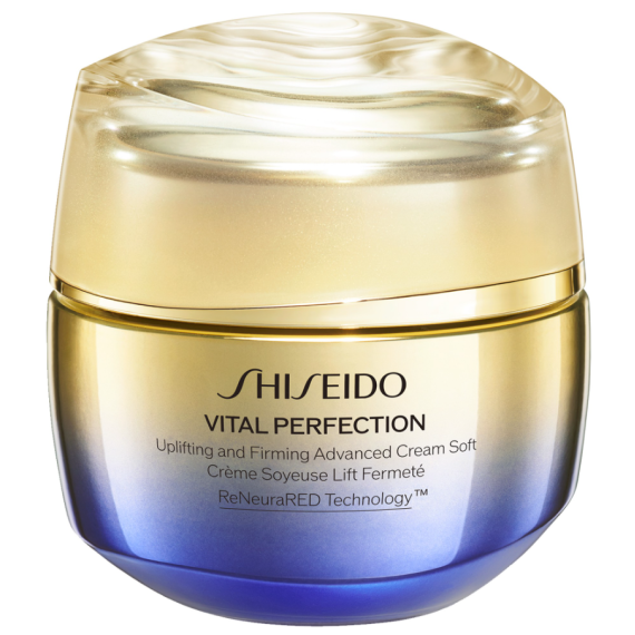 Shiseido Vital Perfection Uplifting and Firming Advanced Cream Soft Омекотяващ крем за лице с усилен лифтинг ефект