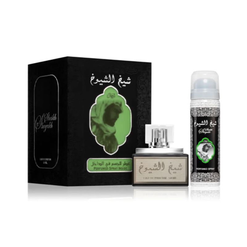 Lattafa Sheikh Al Shuyukh Black Apa Унисекс подаръчен комплект