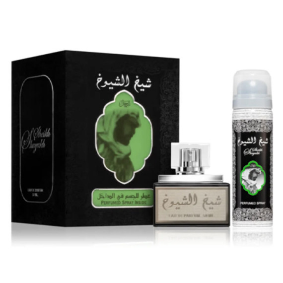 Lattafa Sheikh Al Shuyukh Black Apa Унисекс подаръчен комплект