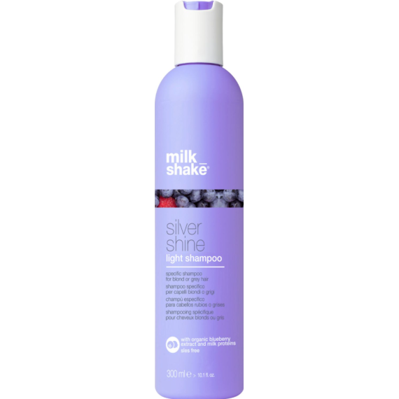 Milk Shake Silver Shine Light Shampoo Шампоан за руса коса, неутрализиращ цветните оттенъци