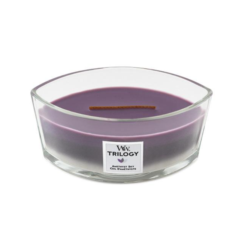 WoodWick Trilogy Amethyst Sky Ароматна свещ