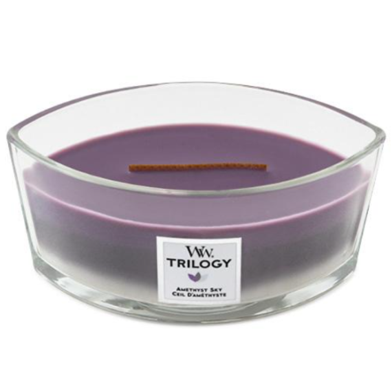 WoodWick Trilogy Amethyst Sky Ароматна свещ