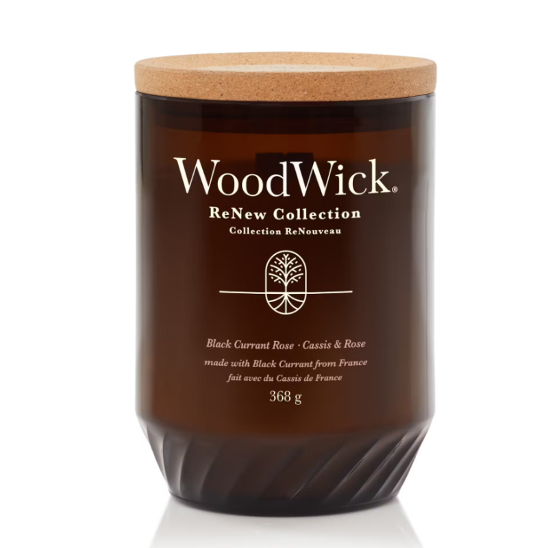 WoodWick Renew Black Currant & Rose Ароматна свещ