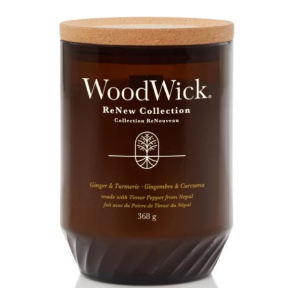 WoodWick Renew Ginger & Turmeric Ароматна свещ