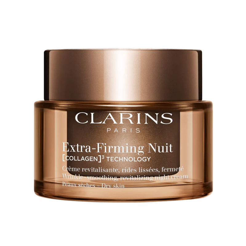 Clarins Extra Firming Night Cream Dry Skin Нощен крем против бръчки за суха кожа