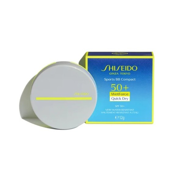 Shiseido Sports BB Compact SPF 50+ Medium Dark Фон дьо тен със слънцезащитен фактор
