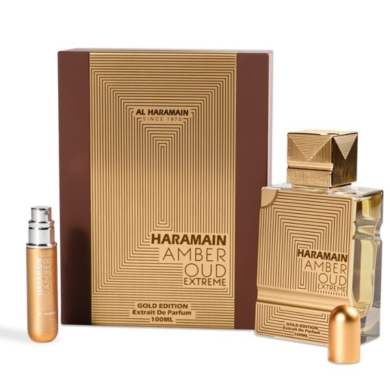 Al Haramain Amber Oud Gold Edition Extreme Pure Parfum Унисекс подаръчен комплект